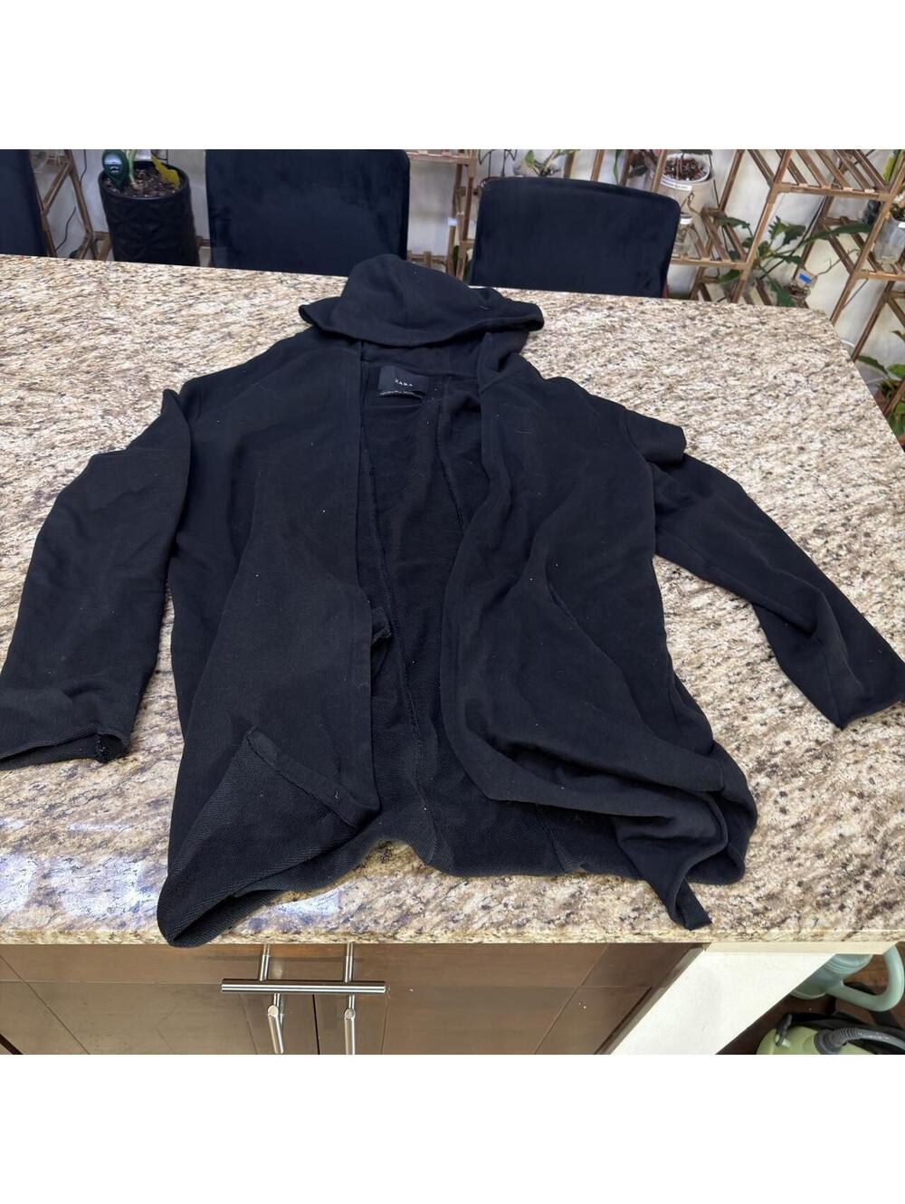 Zara black hoodie size XL #zara #oversized